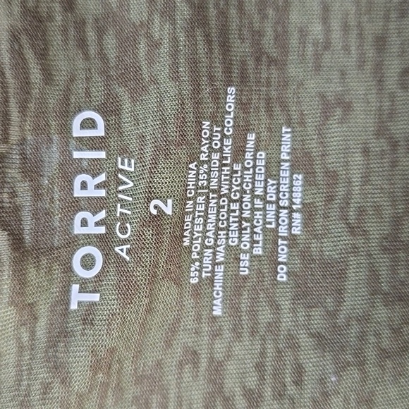 Torrid Active Green Burnout Boss Up Tank Top 2X - Picture 7 of 9